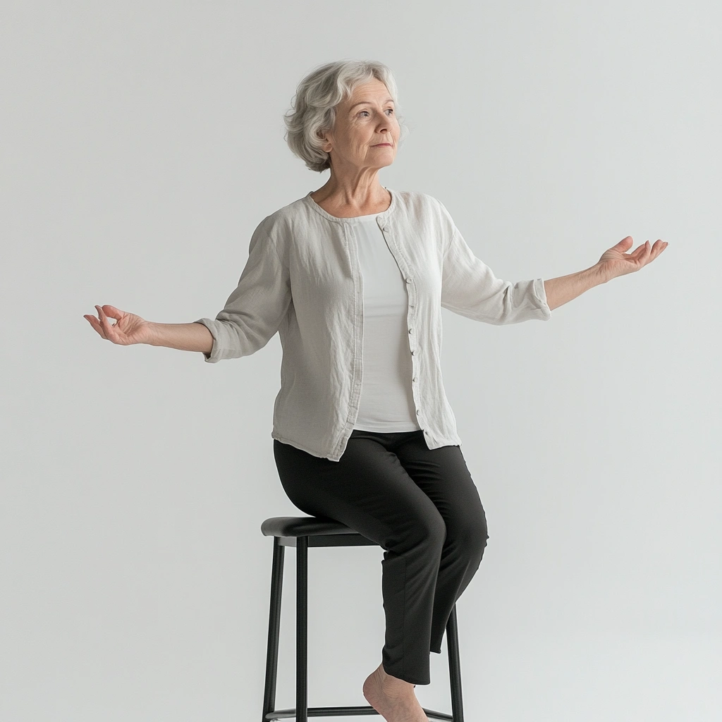 Вправа для покращення рівноваги у dorshalvek